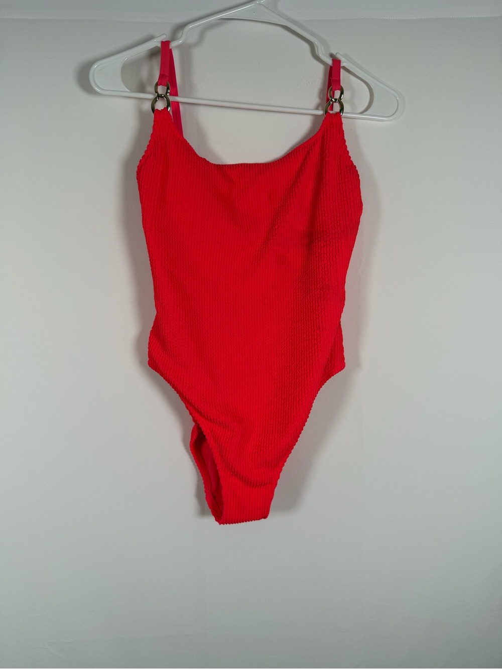 Lilly Pulitzer Red Ribbed One-Piece Swimsuit